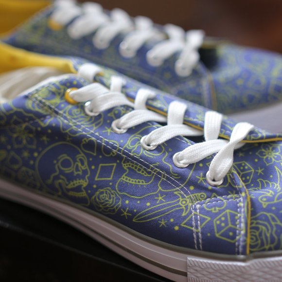 NWT Ed Hardy Skull Sneakers. - Picture 9 of 10